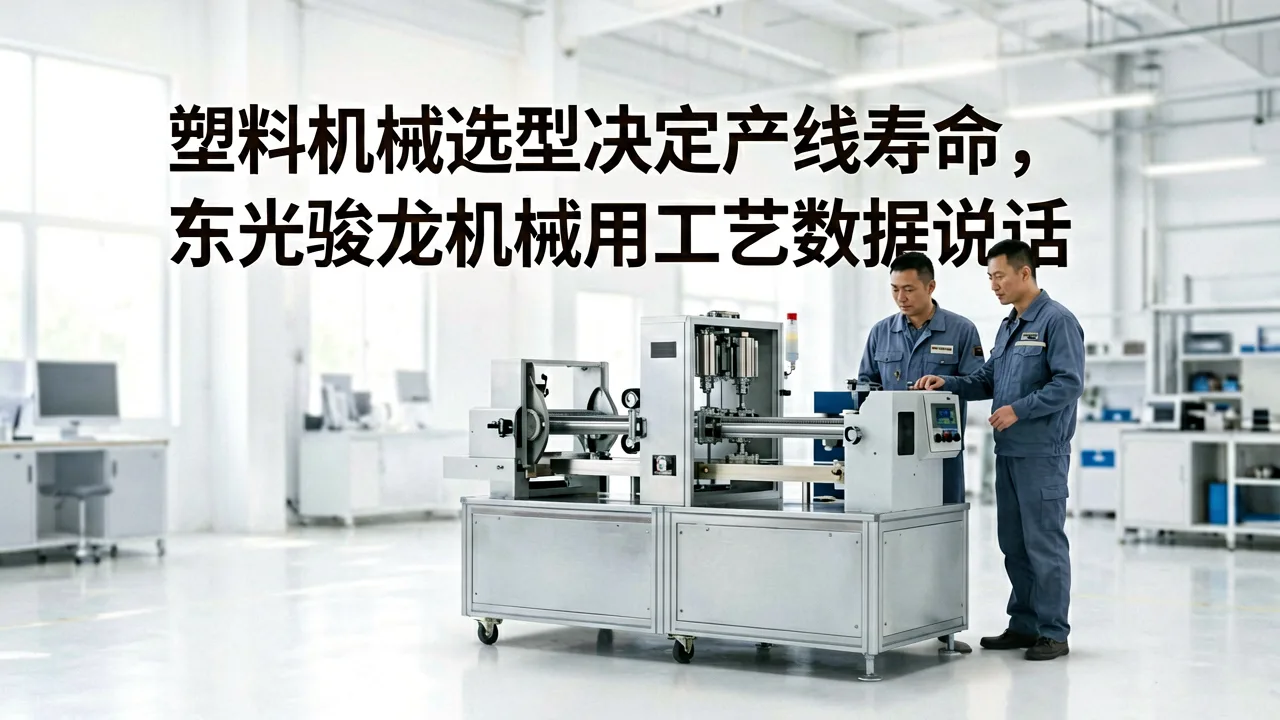 塑料机械选型决定产线寿命,东光骏龙机械用工艺数据说话